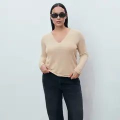 MANGO - Chompa Manga Larga Mujer