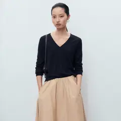 MANGO - Chompa Manga Larga Mujer