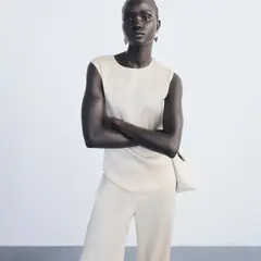 MANGO - Top Sin Mangas Mujer