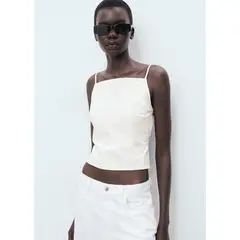 MANGO - Top Sin Mangas Mujer