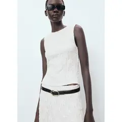 MANGO - Top Sin Mangas Mujer