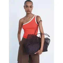 MANGO - Top Asimétrico Mujer