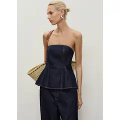 MANGO - Top Sin Mangas Mujer