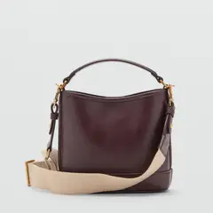 MANGO - Cartera Bucket Isolda Mujer