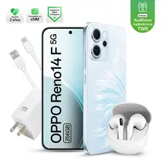 OPPO - Celular Reno14F 12GB 256GB + Audífonos HD10 Truewireless