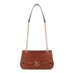 GUESS - Cartera Crossbody Arlena Convertible Flap Taupe Mujer