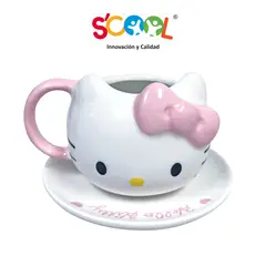 SCOOL - Taza 3d 2 Pcs Hello Kitty Pink