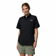 COLUMBIA - Blusa  Mujer Manga Corta Pfg Tamiami