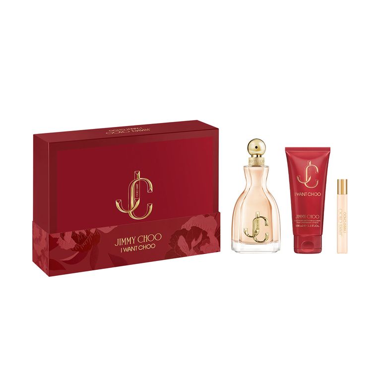 Set I Want Choo Eau De Parfum 100 Ml + Body Lotion 100 Ml + Eau De Parfum 7.5 Ml Para Mujer