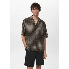 MANGO - Camisa Casual Regular Fit Hombre Man