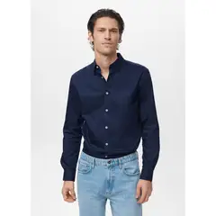 MANGO - Camisa Oxfordf Casual Man
