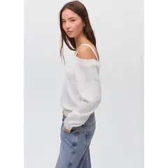 MANGO TEEN - Chompa Asimétrica Mujer