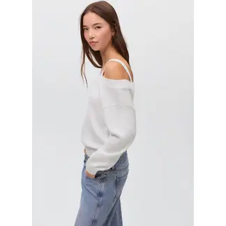 MANGO TEEN - Chompa Asimétrica Mujer