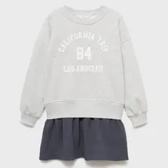 MANGO KIDS - Vestido Niña Algodón