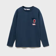 MANGO KIDS - Polo Niño Manga Larga Algodón Avengers