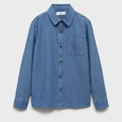 MANGO KIDS - Camisa Niño Algodón