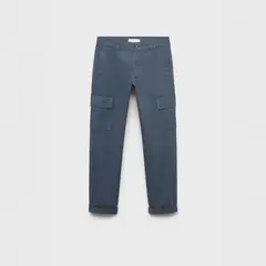MANGO KIDS - Pantalón Cargo Niño Algodón
