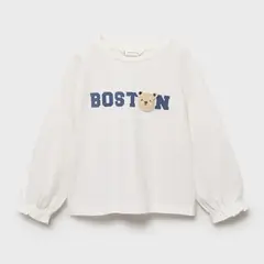 MANGO KIDS - Polo Bebé Niña Manga Larga Algodón