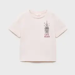 MANGO KIDS - Polo Bebé Niña Manga Corta Algodón