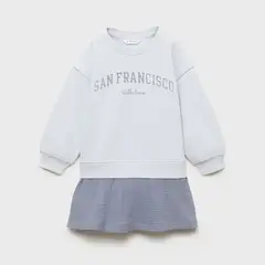 MANGO KIDS - Vestido Bebé Niña Algodón