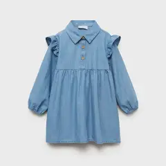 MANGO KIDS - Vestido Bebé Niña Algodón