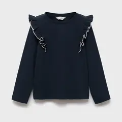 MANGO KIDS - Polo Bebé Niña Larga Corta Algodón