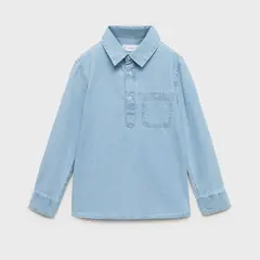 MANGO KIDS - Camisa Bebé Niño Algodón