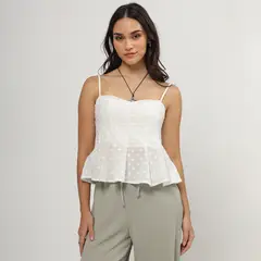 SYBILLA - Blusa Sin Mangas Mujer