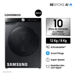 SAMSUNG - Lavaseca Bespoke Ai 12kg/8kg