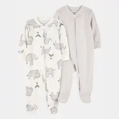 CARTER'S - Pijama Bebé Niño Niña Pack X2 Algodón Carters