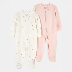 CARTER'S - Pijama Bebé Niña Pack X2 Algodón Carters
