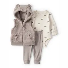 CARTER'S - Conjunto Bebé Niño 3 Piezas Algodón Carters