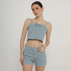 AMERICAN ABBEY - Top Sin Mangas Mujer