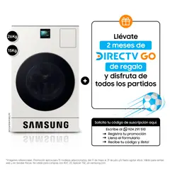 SAMSUNG - Lavaseca Bespoke Ai Greige 26kg/15kg Wd26fb8690bepe