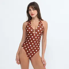 FIJI - Ropa de Baño Entera Polka Dots Swim
