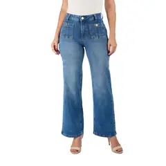 VRP BY VIVIANA RIVAS PLATA - Jean Straight Tiro Alto Mujer
