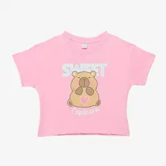 YAMP - Polo Niña Manga Corta Algodón