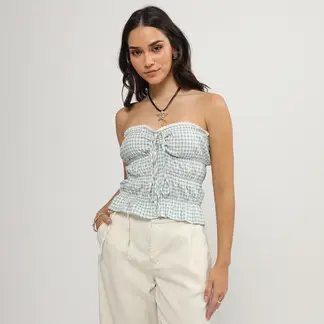 SYBILLA - Blusa Tiras Mujer