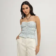 SYBILLA - Blusa Tiras Mujer