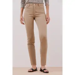 CORTEFIEL - Pantalón Slim Tiro Alto Mujer