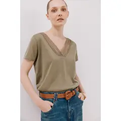 CORTEFIEL - Polo Manga Corta Mujer