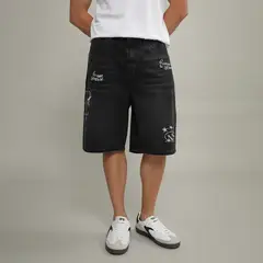 BEARCLIFF - Short Algodón Super Baggy