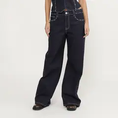 DENIMLAB - Jean Straight Tiro Medio Mujer