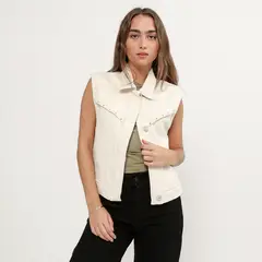 DENIMLAB - Chaleco Denim Mujer