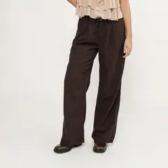 DENIMLAB - Pantalón Wide Leg Tiro Medio Mujer