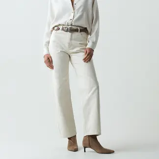 NAF NAF - Pantalón Straight Tiro Alto Mujer