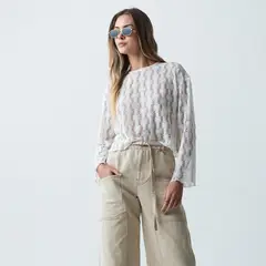 NAF NAF - Polo Manga Larga Mujer