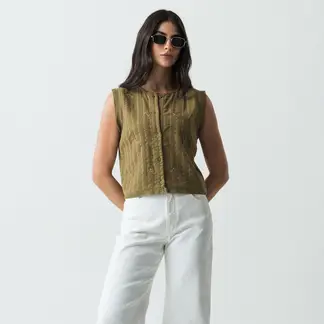 NAF NAF - Top Sin Mangas Mujer