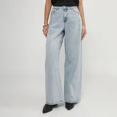 SYBILLA - Jean Baggy Tiro Alto Mujer