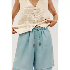 CORTEFIEL - Bermuda Tiro Alto Mujer